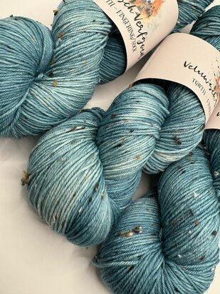 Veluwsch Verfgoed Sock tweed - Fresh Eucalyptusleaves