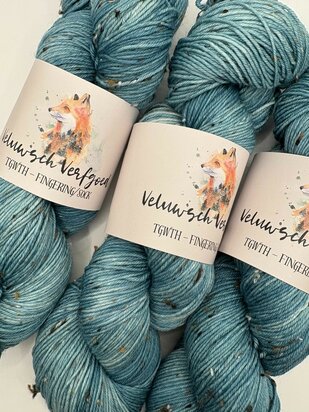 Veluwsch Verfgoed Sock tweed  - Verse eucalyptusbladeren