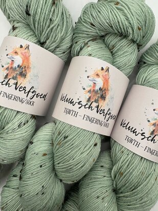 Veluwsch Verfgoed Sock tweed  - Gedroogde Salie