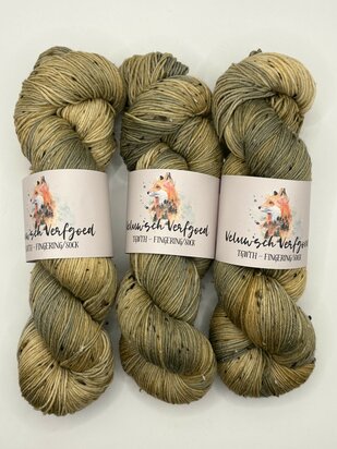 Veluwsch Verfgoed Sock tweed - Cinnamon bark