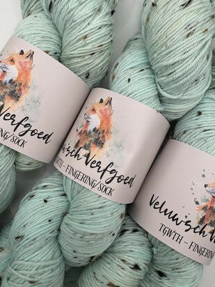 Veluwsch Verfgoed Sock tweed  -Hyacint