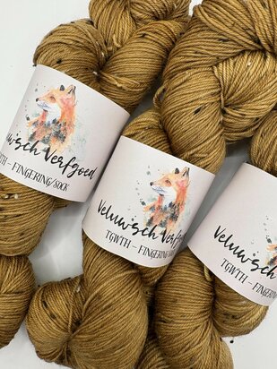 Veluwsch Verfgoed Sock tweed - Chestnut