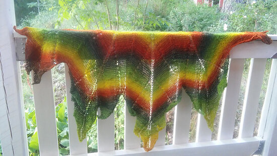 TGWTH & Aade - fingering gradient - Autumn leaves