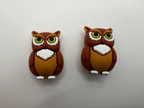 Knitting needle stoppers - Owl