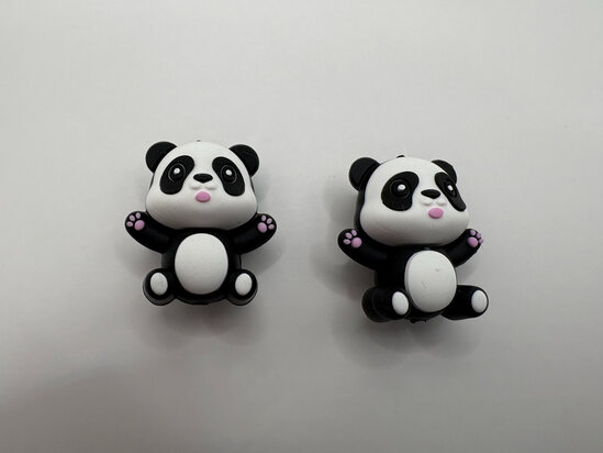 Knitting needle stoppers - Panda