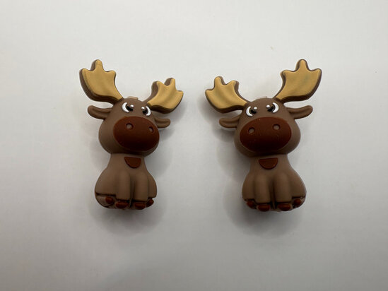 Knitting needle stoppers - Moose
