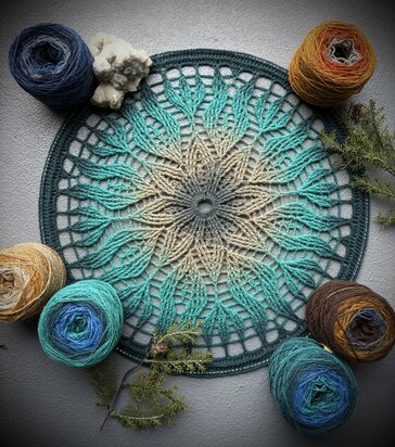 TGWTH & Aade - fingering verloop - Turqoise