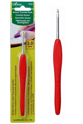 Clover Amour crochet needle - size 3mm