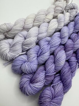 Veluwsch Verfgoed Sock mini fade set  - color wild orchid