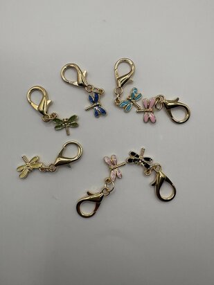Stitchmarkers - Dragonflies - 5 pieces