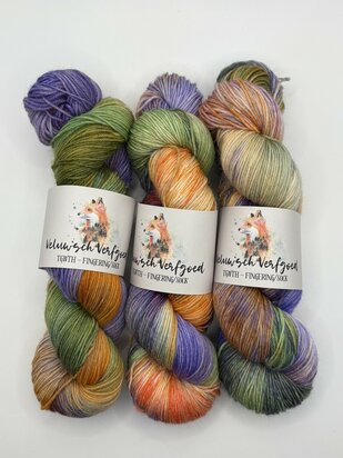 Veluwsch Verfgoed Sock - kleur van de maand Maart - Krokus