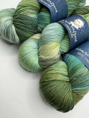 Veluwsch Verfgoed Sock - wheatfield with cyprus