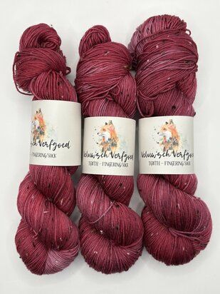 Veluwsch Verfgoed Sock tweed - lingonberries