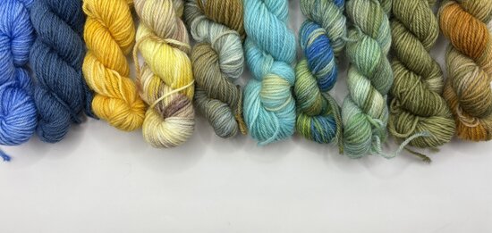 Veluwsch Verfgoed Sock mini  - Van gogh kleurenpalet