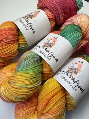 Veluwsch Verfgoed Sock - kleur van de maand Mei 2026 - Veluwsche Vrienden - Mike's creatieve wereld