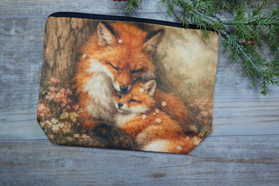 Project bag - Mother with baby fox