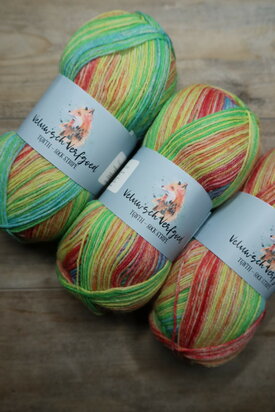 Veluwsch Verfgoed Sock Stripe - rainbow colors