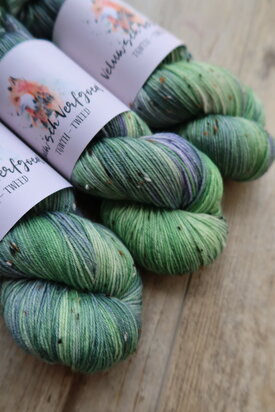 Veluwsch Verfgoed Sock tweed  -Bloeiende Tijm
