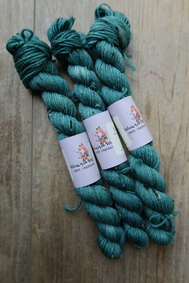 Veluwsch Verfgoed Sock mini tweed - Fresh Eucalyptusleaves