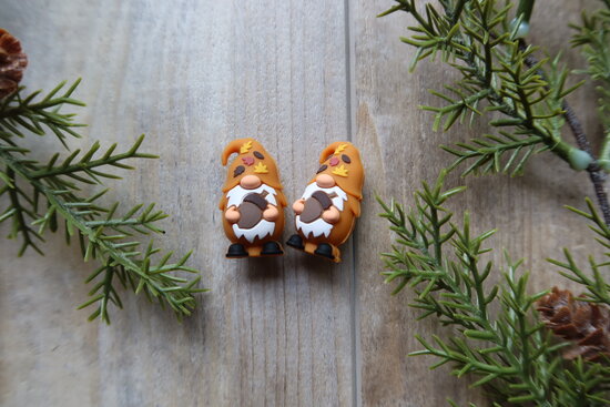 Breinaald stoppers - Gnome okerkleurig met eikel