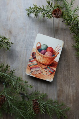 Naaldendoosje hout - Handwerken
