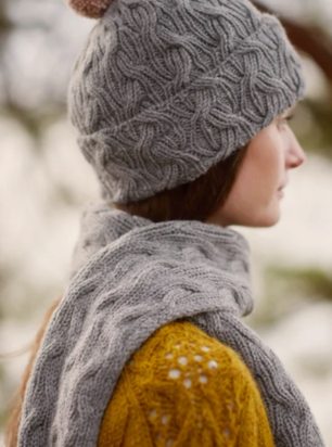 Laine books - Entwined - cables, lace and knitted textures