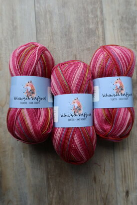 Veluwsch Verfgoed Sock Stripe - roze tinten