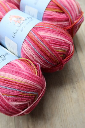 Veluwsch Verfgoed Sock Stripe - pink tones