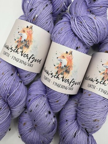 Veluwsch Verfgoed Sock tweed  -Gedroogde lavendel