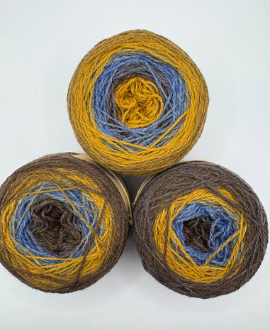 TGWTH & Aade - fingering verloop - Dried Cornflowers