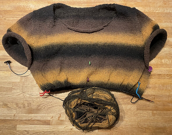 TGWTH & Aade - fingering gradient - Brown agate