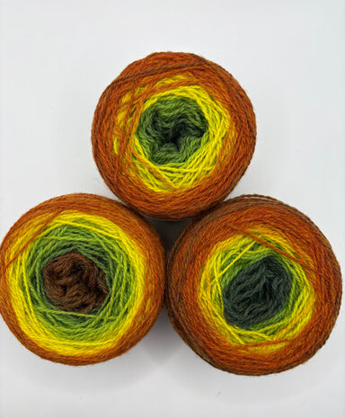 TGWTH & Aade - fingering verloop - Autumn leaves