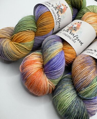 Veluwsch Verfgoed Sock - kleur van de maand Maart - Krokus