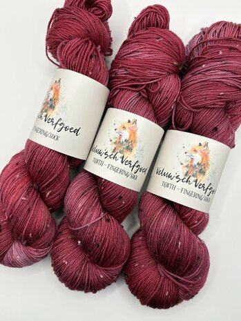 Veluwsch Verfgoed Sock tweed  -Vossenbessen