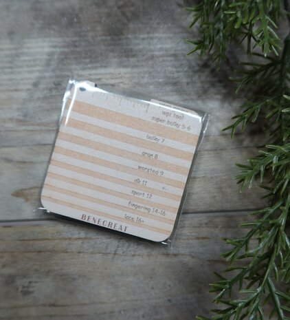Houten naald- en draadmeter