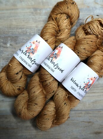 Veluwsch Verfgoed Sock tweed - Chestnut