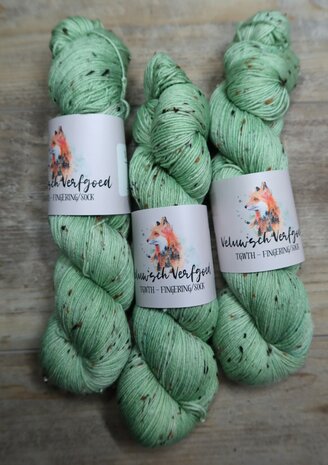 Veluwsch Verfgoed Sock tweed  - Gedroogde Salie