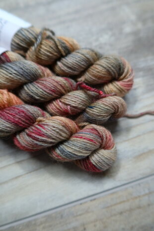 Veluwsch Verfgoed Sock mini - Red deer in autumn forest