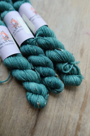 Veluwsch Verfgoed Sock mini tweed - Fresh Eucalyptusleaves