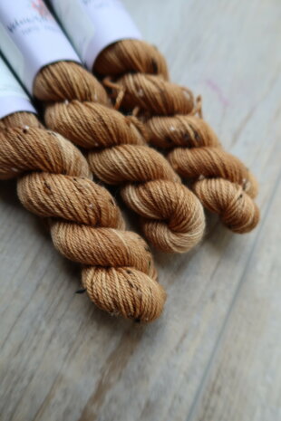 Veluwsch Verfgoed Sock mini tweed - Chestnut