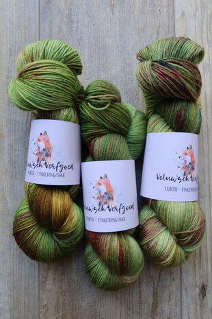 Veluwsch Verfgoed Sock - kleur van de maand Oktober 2026 - Veluwsche Herfst