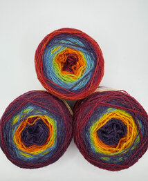 TGWTH & Aade - fingering gradient - Rainbow