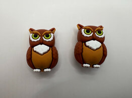 Knitting needle stoppers - Owl