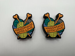 Knitting needle stoppers - Handmade with love