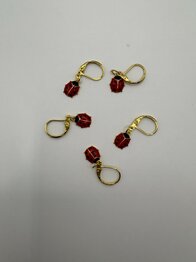Stitchmarkers - Ladybugs - 5 pieces