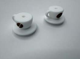 Knitting needle stoppers - Espresso cup