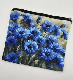 Project bag - Cornflowers