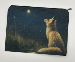 Project bag - Fox watching at the moon