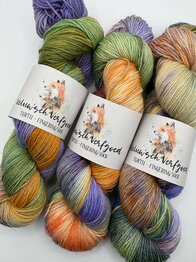 Veluwsch Verfgoed Sock - color of the month March 26 - Crocus