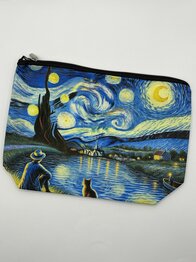 Project bag - Vincent with cat at the shore